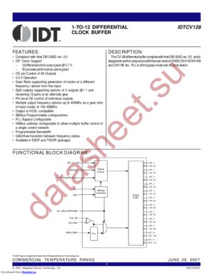IDTCV128PA datasheet  