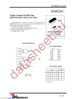 in74hct157a datasheet  