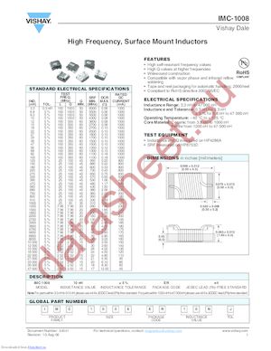 IMC1008SY3R9J datasheet  