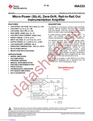 INA333AIDGKTG4 datasheet  