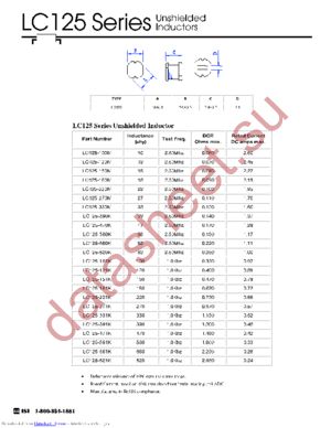 LC125-100M datasheet  