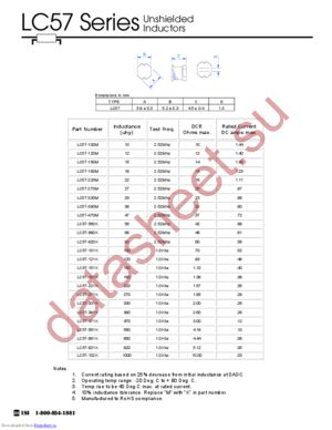 LC57-391K datasheet  