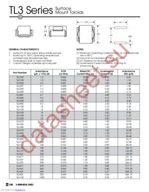 TL3-121 datasheet  