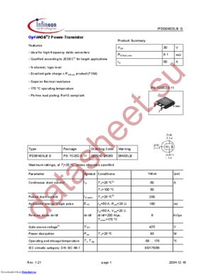 BSS138N H6327 datasheet  