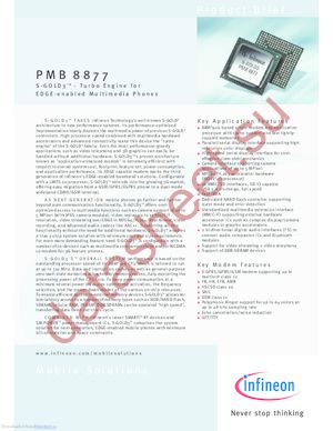 PMB8877 datasheet  