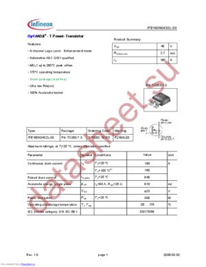 SP0002-18153 datasheet  