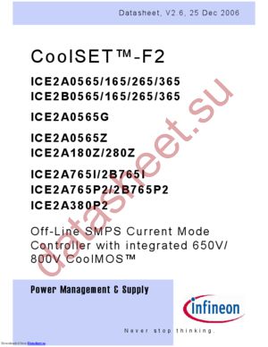 ICE2A0565ZHKLA1 datasheet  