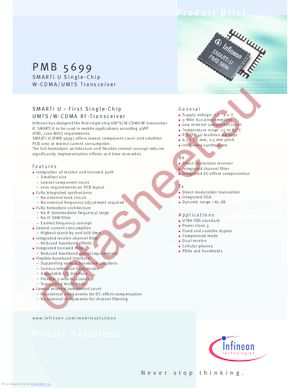 PMB5699 datasheet  