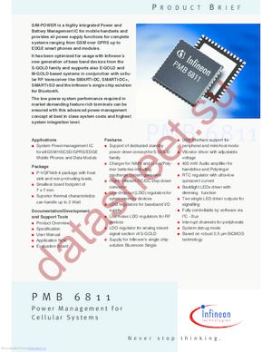 PMB6812V1.63 datasheet  