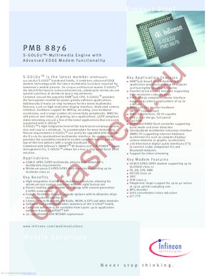PMB8876 datasheet  