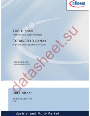 ESD8V0R1B-02EL E6327 datasheet  