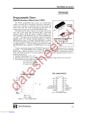 IW4541BN datasheet  