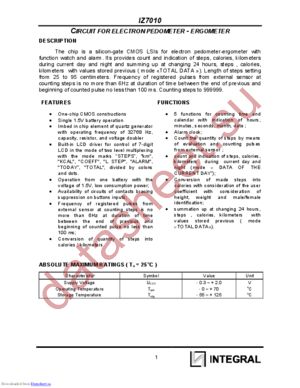 IZ7010 datasheet  