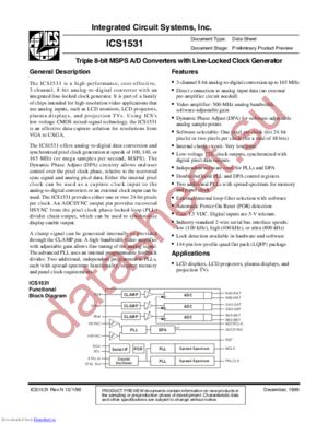 ICS1531Y-140 datasheet  