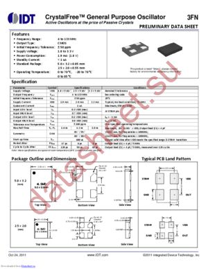 3FN11G20.0000NSGH datasheet  