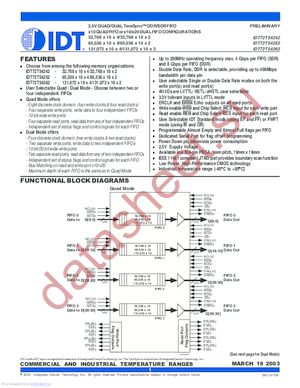 72T54252 datasheet  