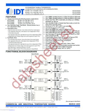 72T54252L6-7BB datasheet  