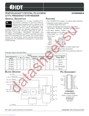 840004 datasheet  