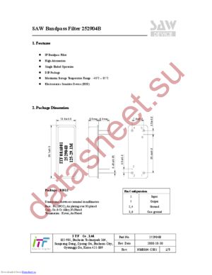 252904B datasheet  