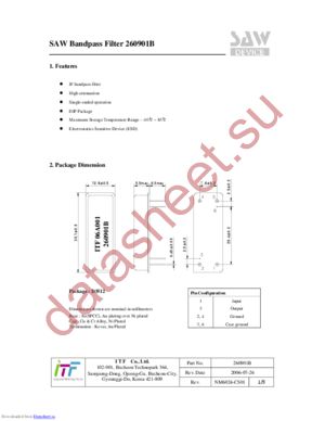 260901B datasheet  