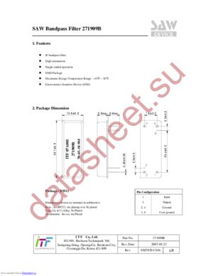 271909B datasheet  