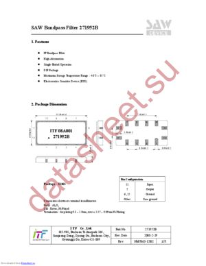 271952B datasheet  