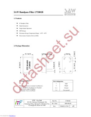 272001B datasheet  