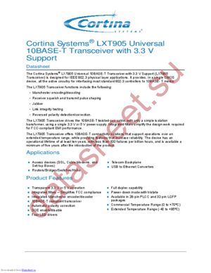 WJLXT905LE.C2-863534 datasheet  