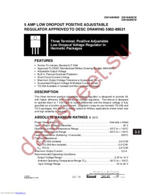 8952101Z datasheet  