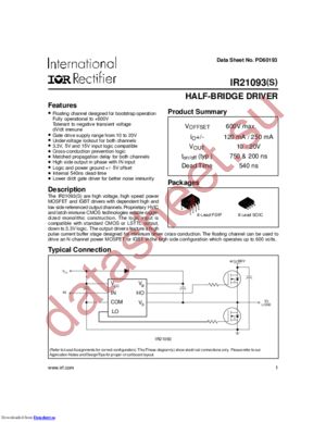 IR21093S datasheet  