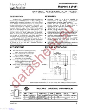 IR5001STR datasheet  