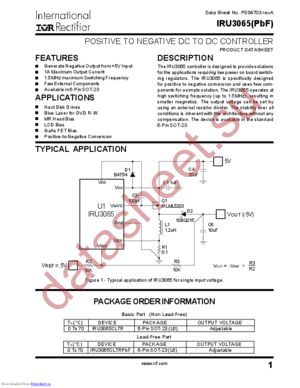 IRU3065CLTR datasheet  