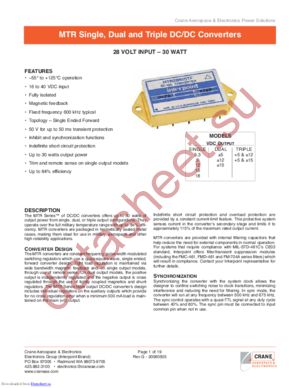 MTR28512TF datasheet  