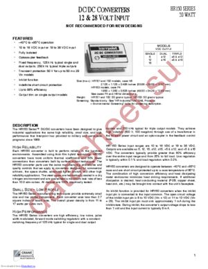 HR153-1212 datasheet  