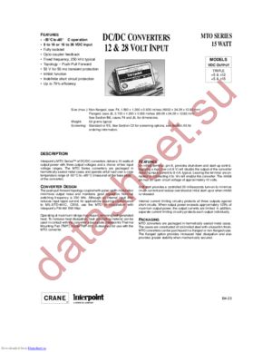 MTO1215T datasheet  