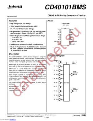 CD40101BKMSR datasheet  