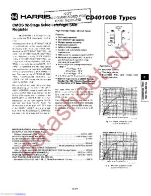 CD40100BF datasheet  