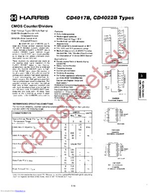 CD4022BK3 datasheet  