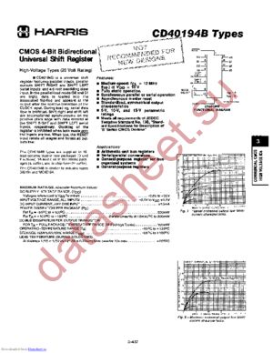CD40194BF3A datasheet  