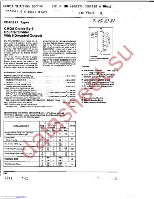 CD4022AD datasheet  