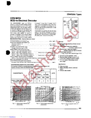 CD4028AF datasheet  