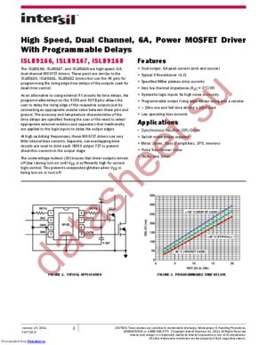 ISL89168FRTAZ datasheet  