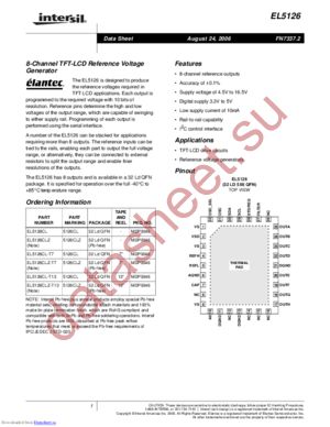 EL5126CLZ datasheet  