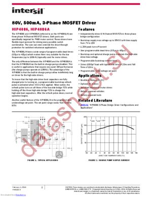 HIP4086ABZ datasheet  