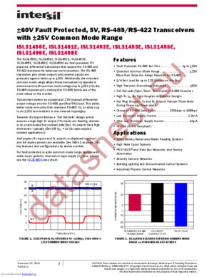 ISL31493EIUZ-T7A datasheet  