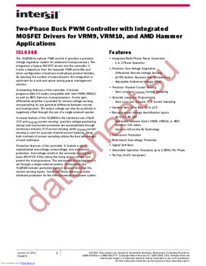 ISL6568IRZ-TR5184 datasheet  