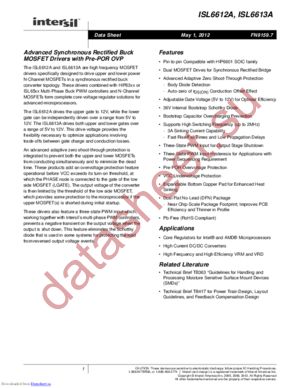 ISL6612AIRZ datasheet  