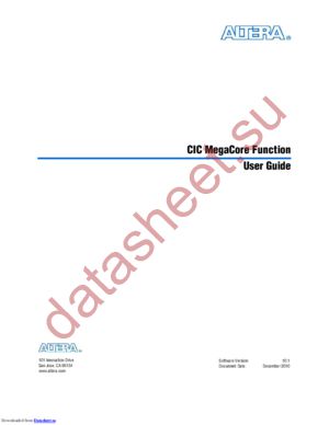 IP-CIC datasheet  