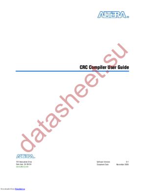 IP-CRC datasheet  