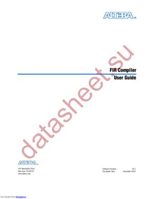 IP-FIR datasheet  
